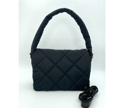 Сумка жіноча "Лола" чорні кубики WeLassie