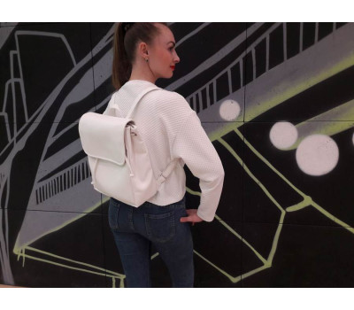 Женский рюкзак Sambag Loft MZN белый