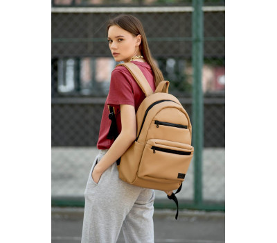 Женский рюкзак Sambag Zard LKT Бежевый