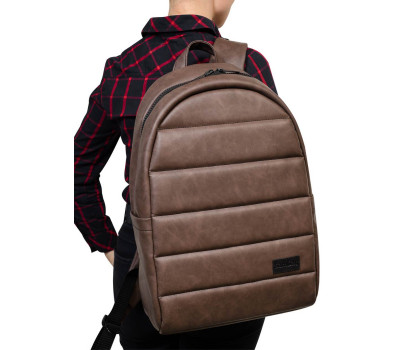 Жіночий рюкзак  Sambag Zard LRT коричневий нубук