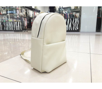 Жіночий рюкзак Sambag Brix MQH молочний матовий