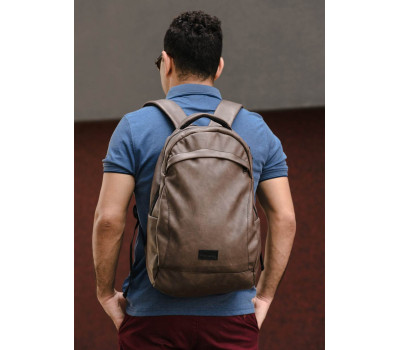 Чоловічий рюкзак Sambag Zard LZN коричневий нубук