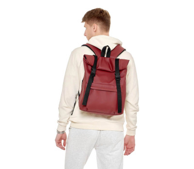 Чоловічий рюкзак ролл Sambag  RollTop Milton бордо