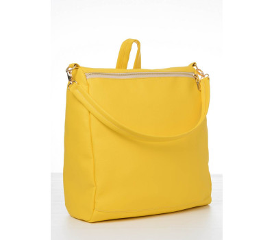 Жіночий рюкзак-сумка Sambag Trinity жовтий