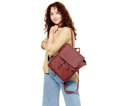 Жіночий рюкзак Sambag Loft MQN бордо