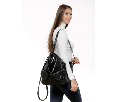 Жіночий рюкзак Sambag Asti XKH Принт крокодила