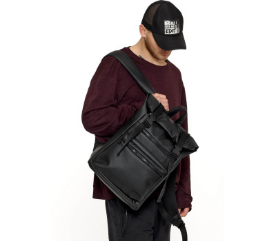 Мужской рюкзак ролл Sambag  RollTop Zard черный
