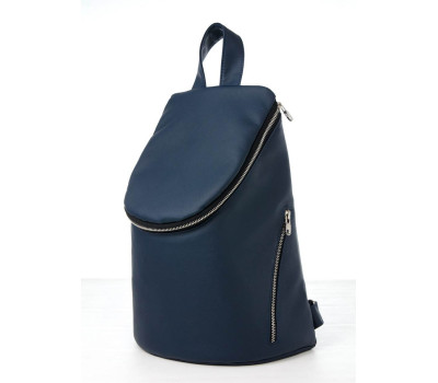 Жіночий рюкзак-циліндр Sambag темно-синій