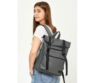 Женский рюкзак ролл Sambag RollTop Zard графитовый