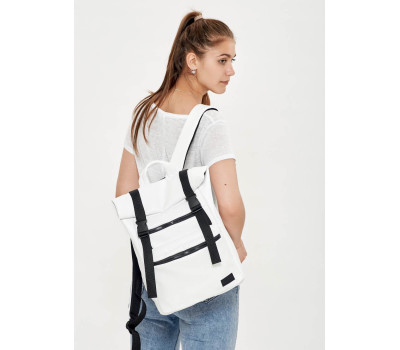 Женский рюкзак ролл Sambag RollTop Zard белый