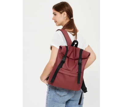 Жіночий рюкзак ролл Sambag RollTop Milton бордо