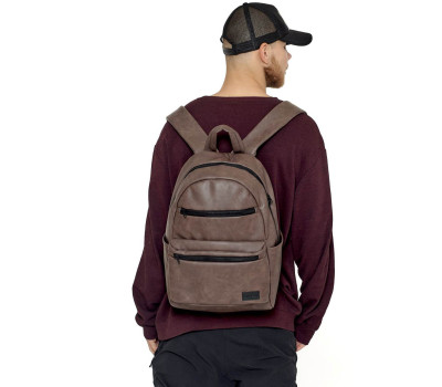 Чоловічий рюкзак Sambag Zard LKT коричневий нубук