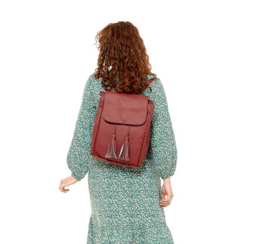 Жіночий рюкзак Sambag Loft BZNa бордо