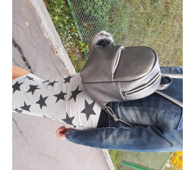 Жіночий рюкзак Sambag Brix KQGP silver dark