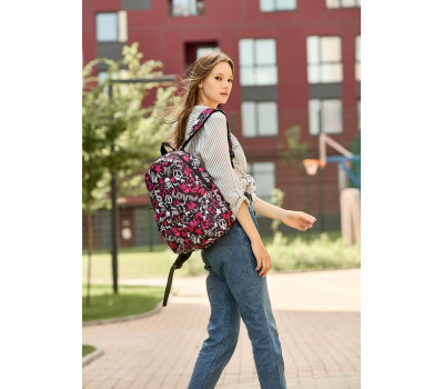 Жіночий рюкзак Sambag Brix PJT черепи лав