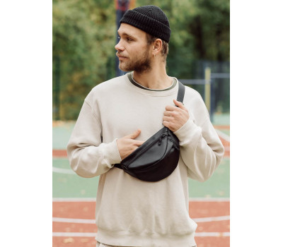 Сумка на пояс бананка Sambag Urban SKHm чорний