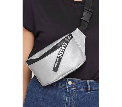 Поясная сумка бананка Sambag Tirso  MCT серебро