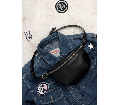 Женская сумка на пояс  бананка Sambag Polo black