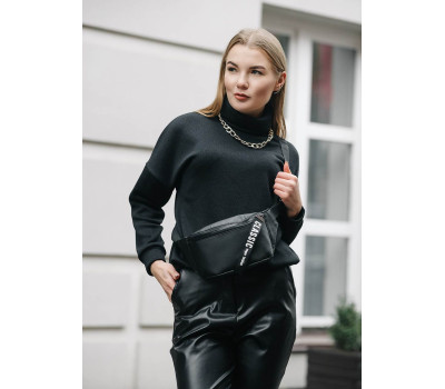 Мужская Поясная сумка бананка Sambag Tirso  MCT черная