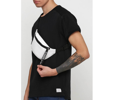 Чоловіча Сумка на пояс бананка Sambag Tirso  MCT біла