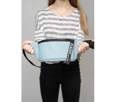 Сумка на пояс бананка Sambag Tirso  MCT голубий