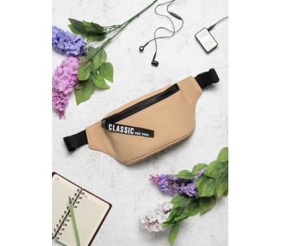 Сумка на пояс бананка Sambag Tirso  MCT бежевий