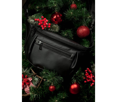 Женская поясная сумка бананка Sambag Tirso Max черная