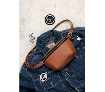 Жіноча сумка на пояс бананка Sambag Polo коричнева