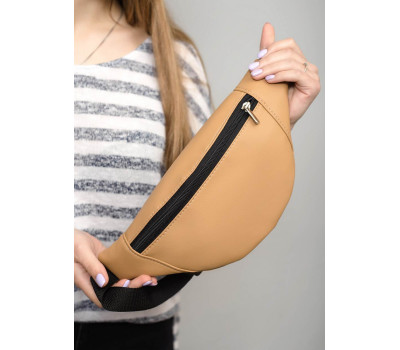 Сумка на пояс бананка Sambag Soho BSH бежевий