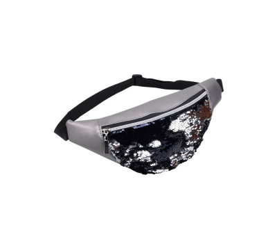 Сумка на пояс бананка Sambag Soho BSSP silver dark