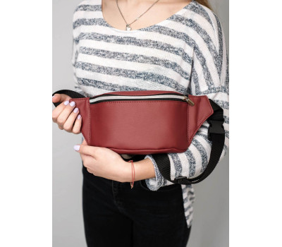 Поясная сумка бананка Sambag Tirso  MSSP бордо