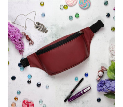 Поясная сумка бананка Sambag Tirso  MSH бордо