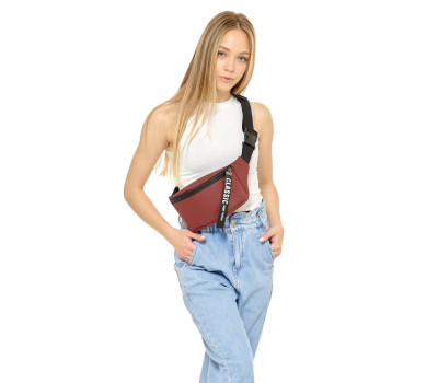 Сумка на пояс бананка Sambag Tirso  MCT бордо