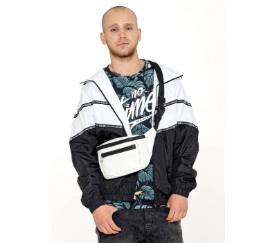 Чоловіча сумка на пояс бананка Sambag Tirso біла