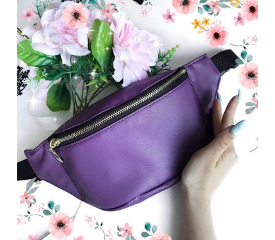 Сумка на пояс бананка Sambag Tirso  MSG фіолетовий