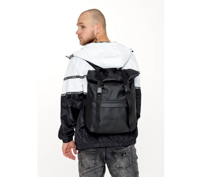 Мужской рюкзак ролл Sambag  RollTop Milton черный