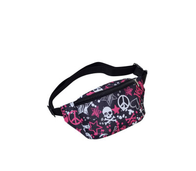 Поясная сумка бананка Sambag Tirso  MSH черепы лав