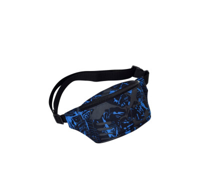 Поясная сумка бананка Sambag Tirso  MSH темно-синий принт электро