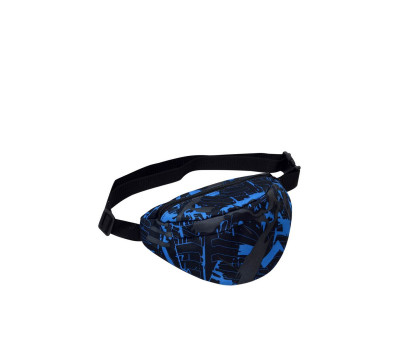 Поясная сумка бананка  Sambag Urban SKH темно-синий принт электро