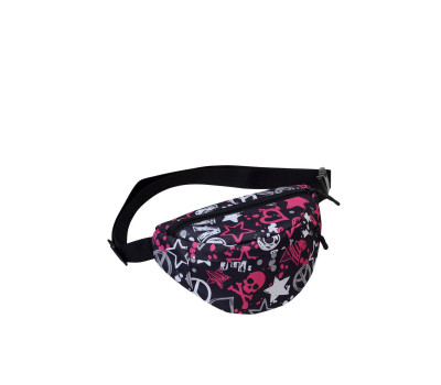 Сумка на пояс бананка Sambag Urban SKH черепи лав