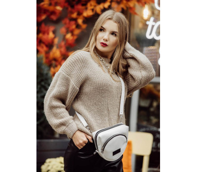 Женская сумка кроссбоди Sambag Sofi белая