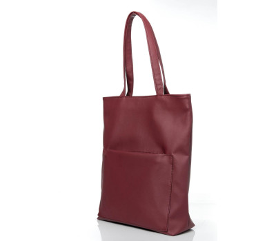 Жіноча сумка Sambag Shopper бордо