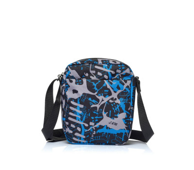 Сумка через плече мессенджер Sambag Makros темно-синій принт електро