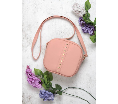 Жіноча сумка кроссбоді Sambag Bale пудра