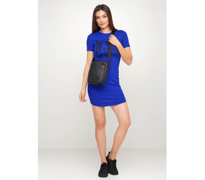 Женская сумка  мессенджер Sambag Makros черная