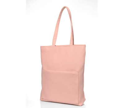 Жіноча сумка Sambag Shopper пудра