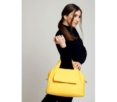 Жіноча спортивна сумка Sambag Vogue BKS жовта