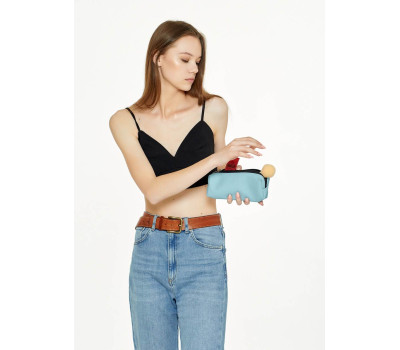 Жіноча косметичка Sambag Candy SSH голуба