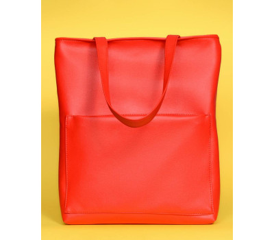 Женская Сумка Sambag Шоппер красная