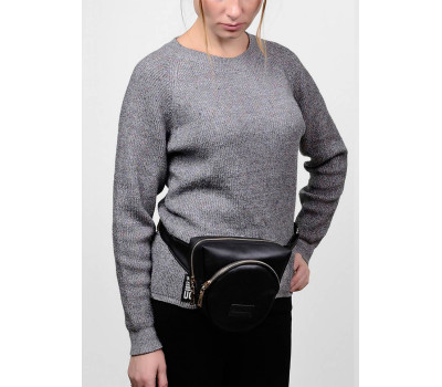 Жіноча сумка бананка кроссбоді Sambag  Sofi SGG чорна